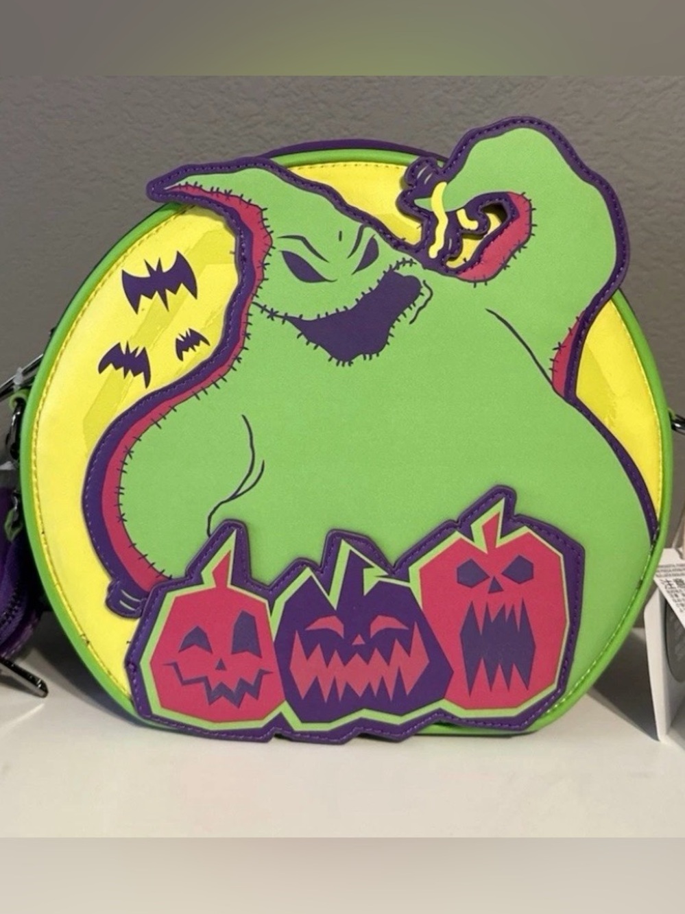 NWT Disneyland Oogie Boogie Bash Crossbody Backpack Bag Disney Land Nightmare